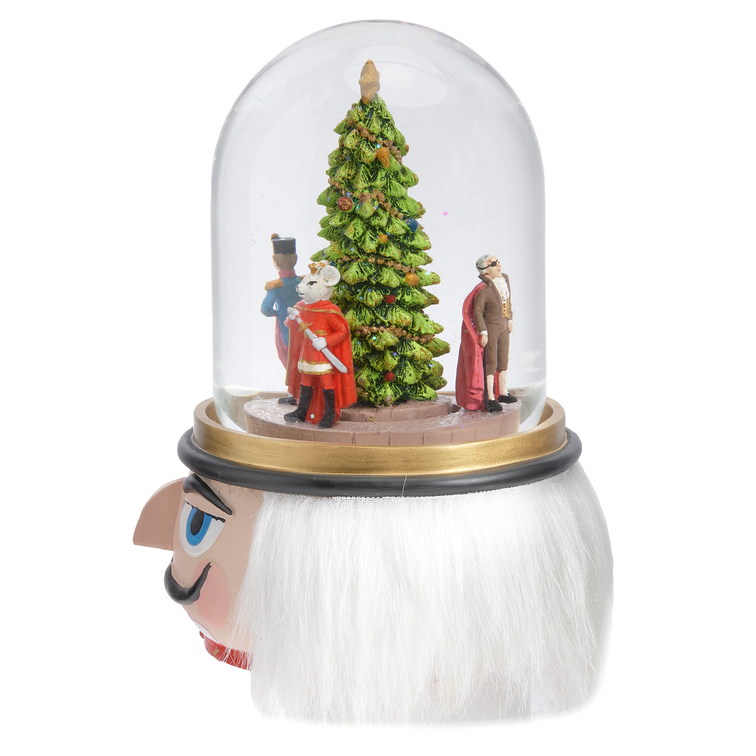 Glitterdome Musical Nutcracker with Rotating Scene- "Nutcracker Suite" Tune - Image 4