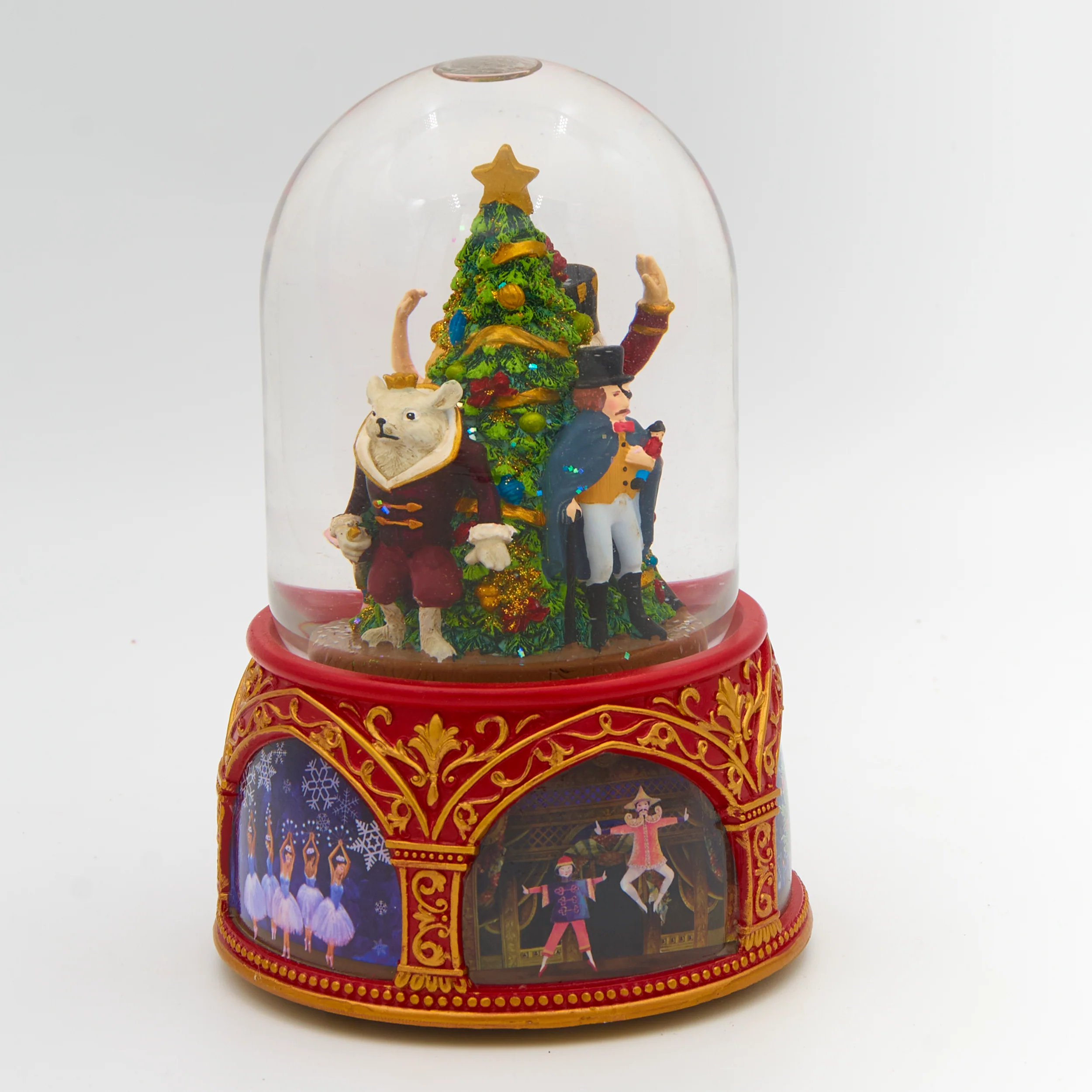 Glitterdome Musical Nutcracker with Multi-Scene Display - "Nutcracker Suite" Tune - Image 3