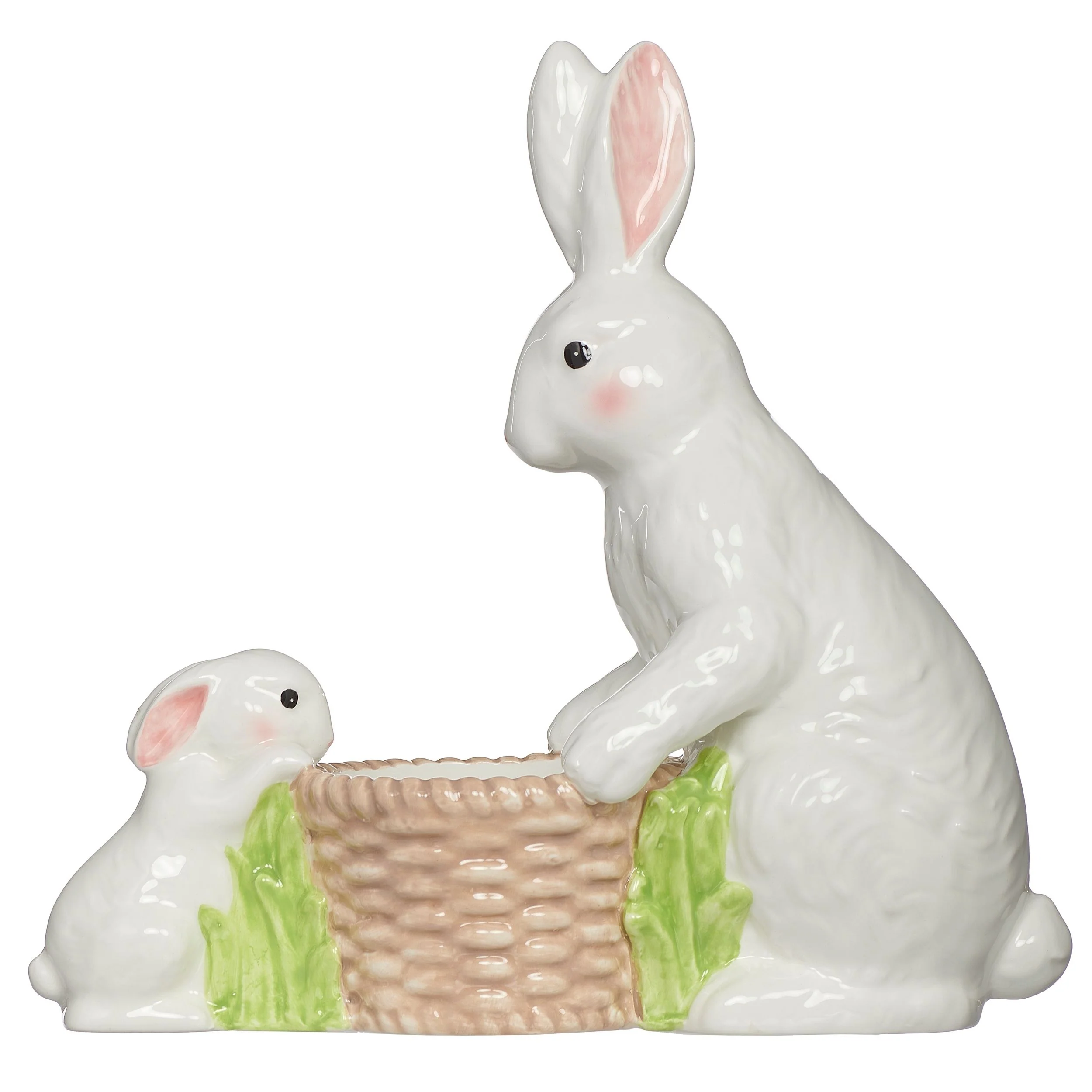 Adult & Baby Bunny Planter - Image 5