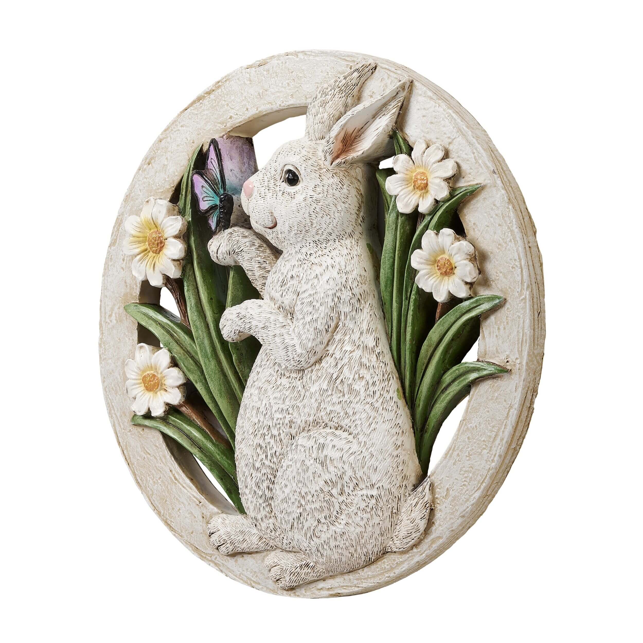 Bunny & Butterfly Garden Stone - Image 3