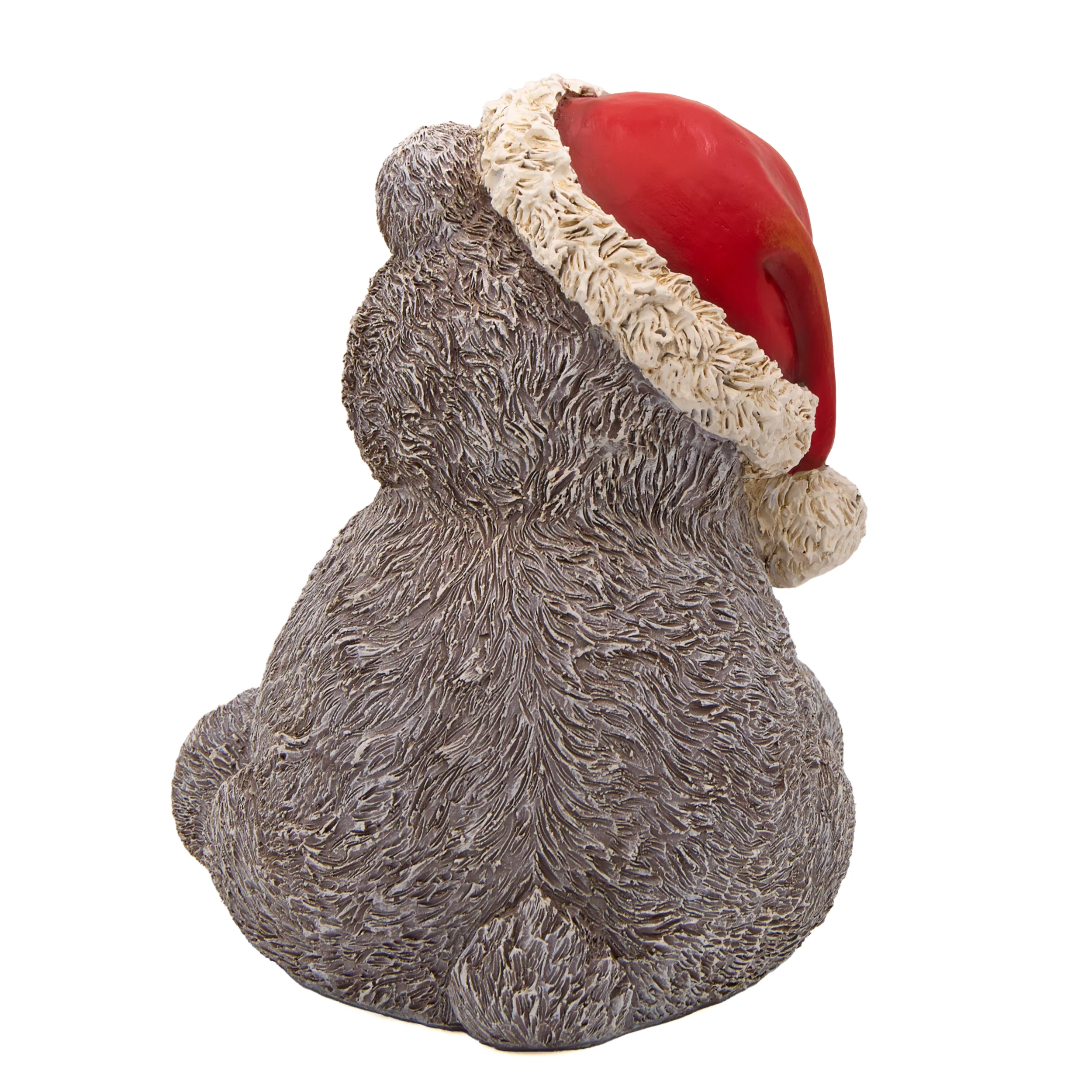Pudgy Pals Christmas Bear  Garden Statue - Image 3