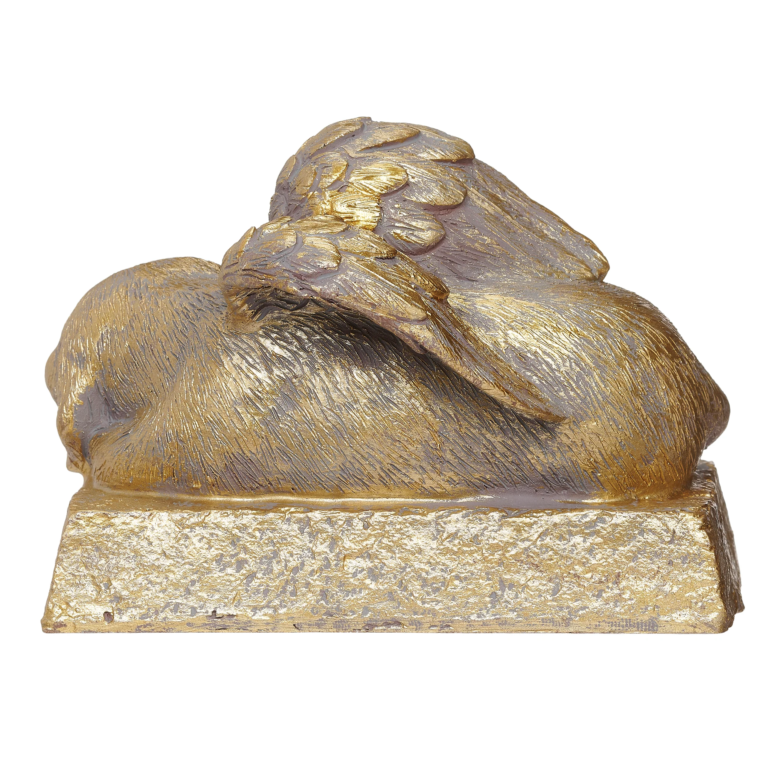 Dog with Wings Memorial Garden Statue - Image 3