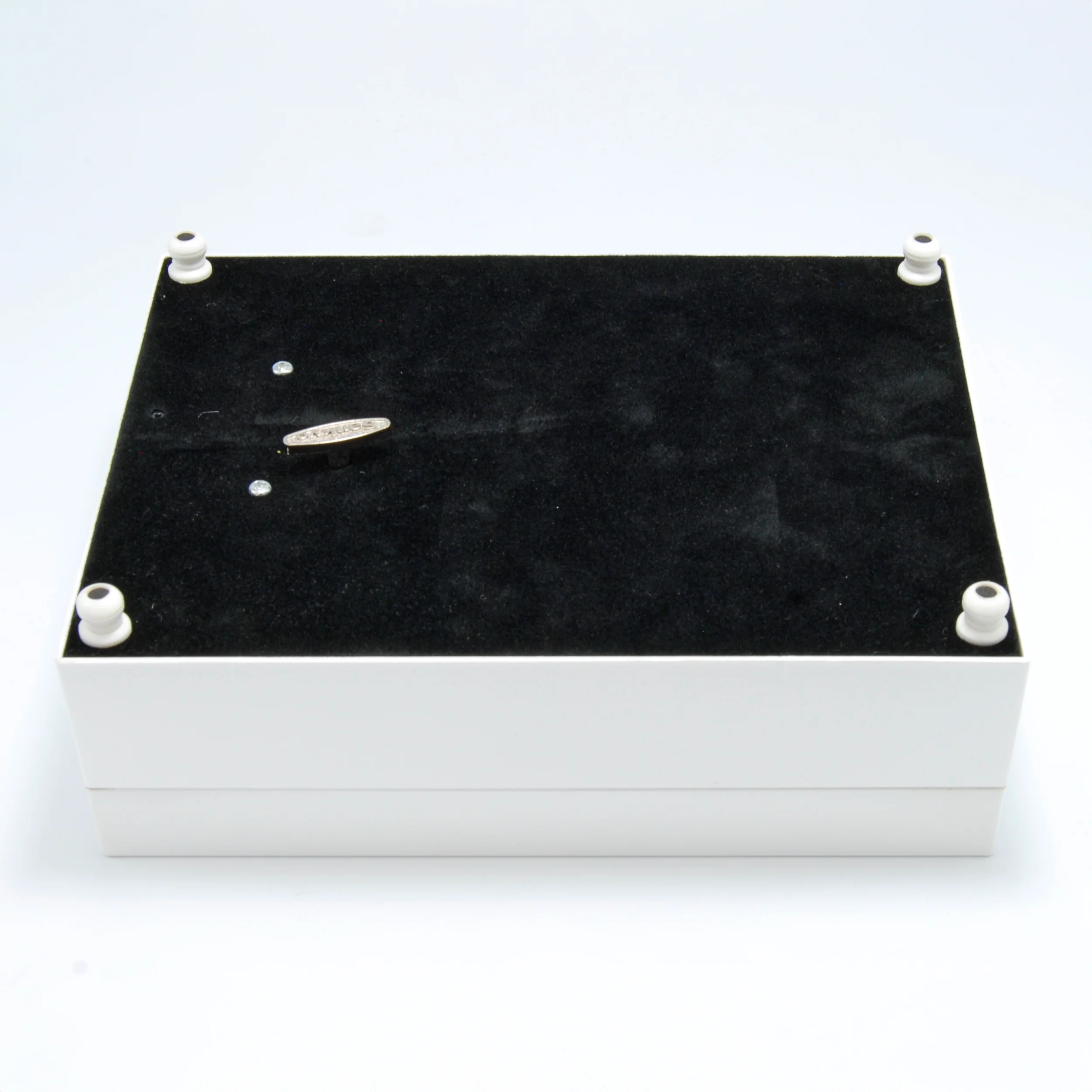 I Love Us White Wedding Music Box- "Clair de Lune" Tune - Image 3