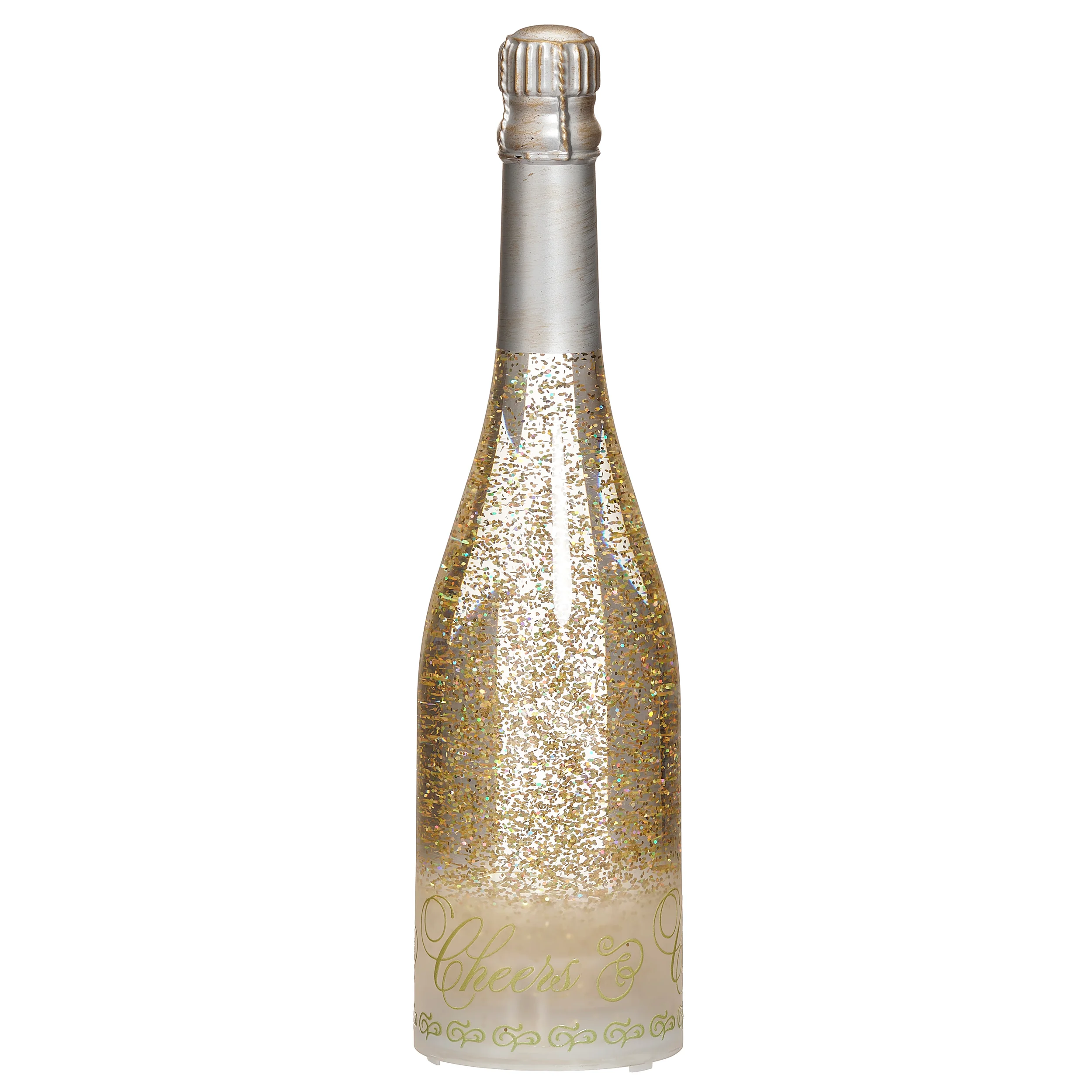 Confetti Lites Lighted Swirl Champagne Bottle - Image 4