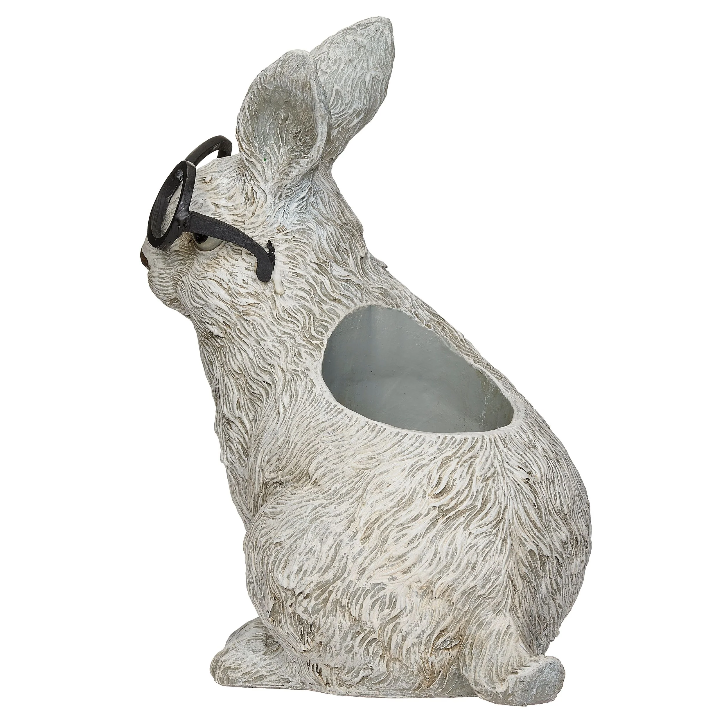 Pudgy Pals Rabbit with Glasses Planter - Image 3