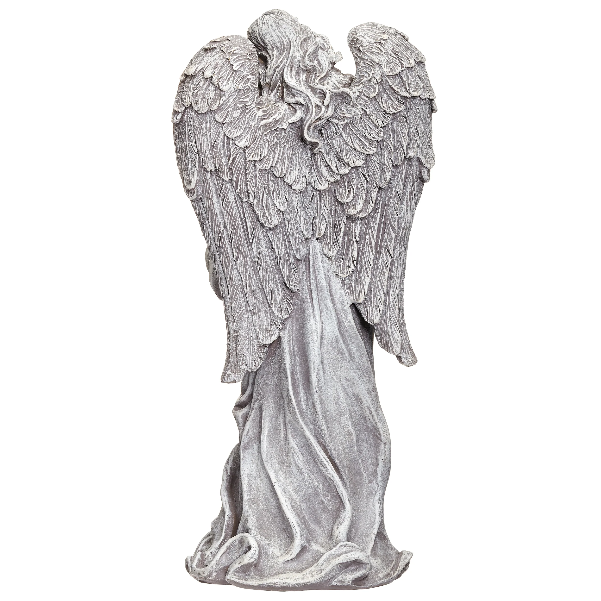 Standing Angel with Cardinal Memorial Statue - Image 5