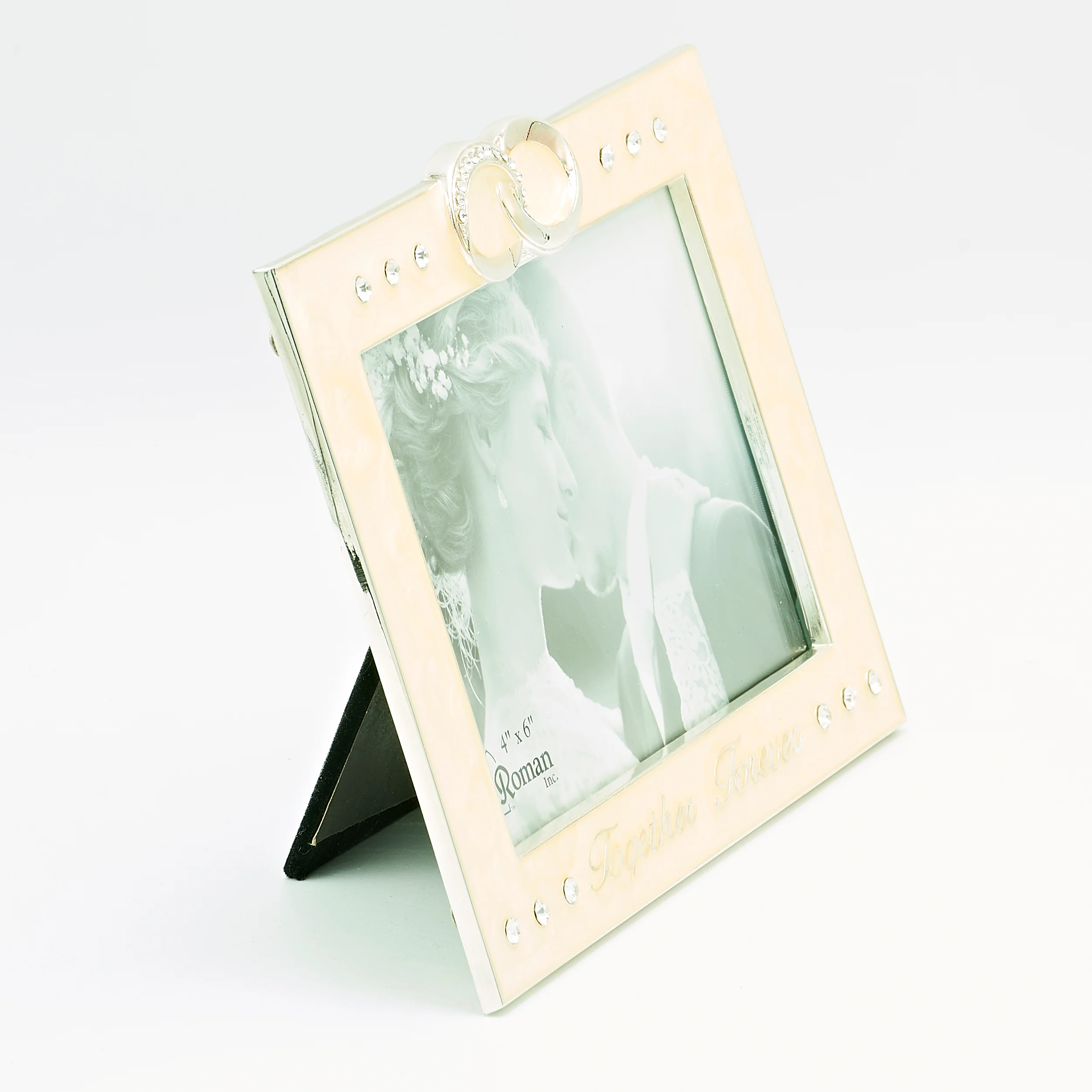 Caroline Collection Together Forever Frame with Rings - Image 3